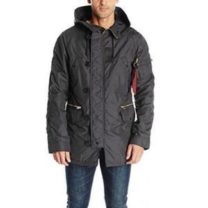 Rare~ Alpha Industries N 3b Ambrose
Parka in Black Size M